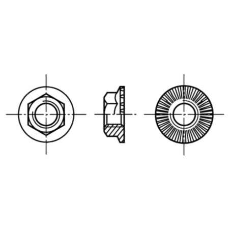 Piuliţă; hexagonală; M5; 0,8; oţel; Acoperire: finisaj negru; 8mm