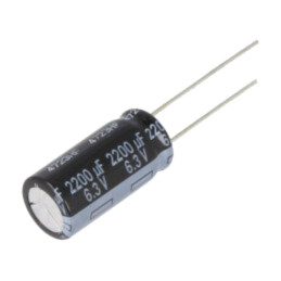 Condensator: electrolitic; low ESR; THT; 2200uF; 6,3VDC; Ø10x20mm