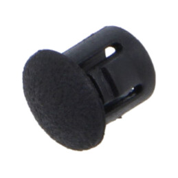 Capac de protecţie; H: 7,9mm; cu împingere,clichet; neagră; PGM-1
