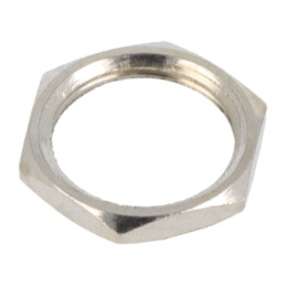 Piuliţă; hexagonală; 1/4"-32; alamă; Acoperire: nichel; 2,36mm