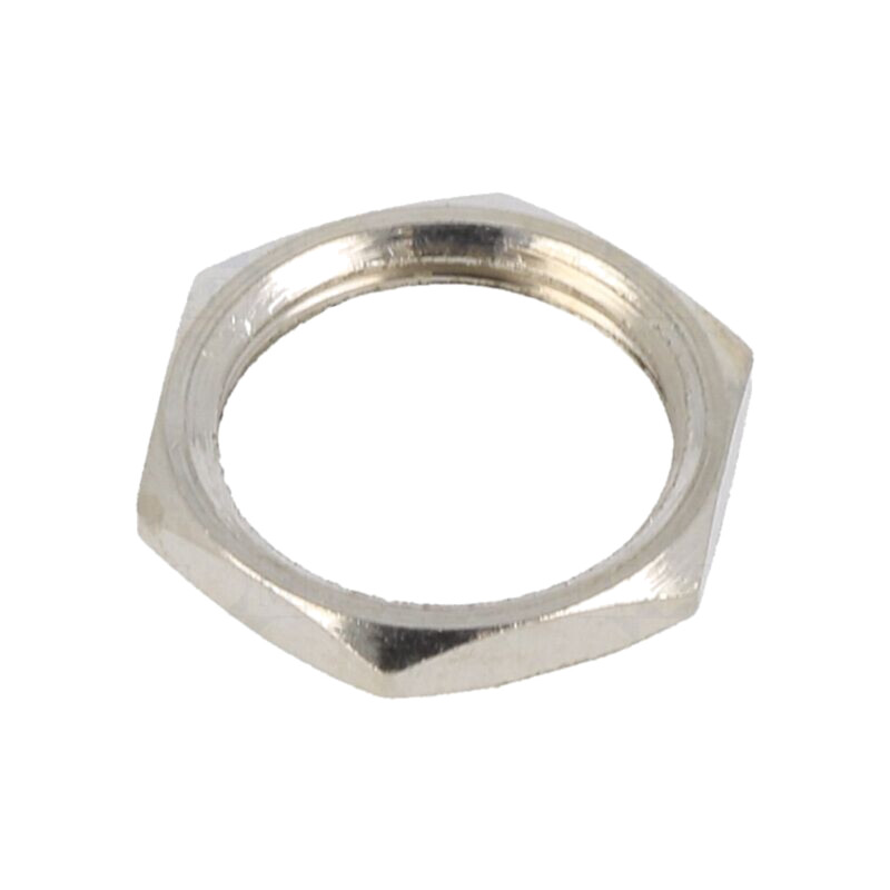Piuliţă; hexagonală; 1/4"-32; alamă; Acoperire: nichel; 2,36mm Piuliţă; hexagonală; 1/4"-32; alamă; Acoperire: nichel; 2,36mm
