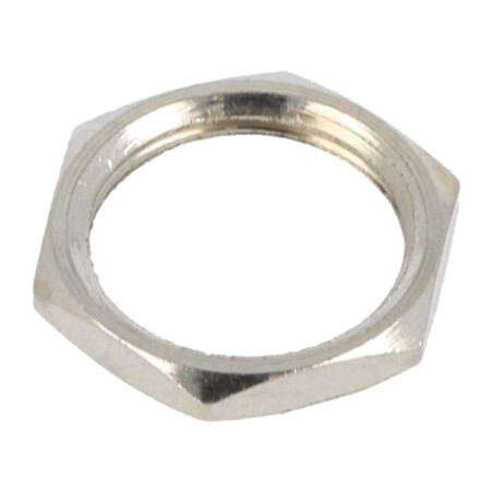 Piuliţă; hexagonală; 1/4"-32; alamă; Acoperire: nichel; 2,36mm