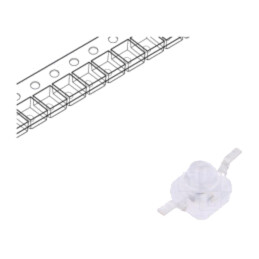 Emiţător IR; Gull wing; 940nm; transparent; 40mW; 12°; 1,15÷1,6VDC