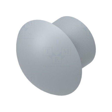 Capac de protecţie; poliamidă; gri; Entrelec; Ø: 4mm; Dimensiune: 9