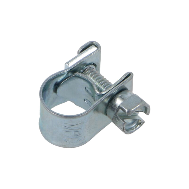 Colier cu şurub; W: 9mm; Crimpare: 7÷9mm; oţel zincat; Mini; W1