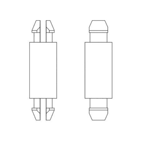 Distanţier PCB; poliamidă; Lung: 6,4mm; Gros.placă mont: 1,57mm