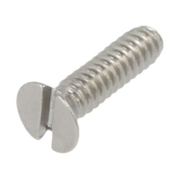Şurub; M1,6x6; 0,35; Cap: îngropat; crestat; 0,4mm; DIN 963A