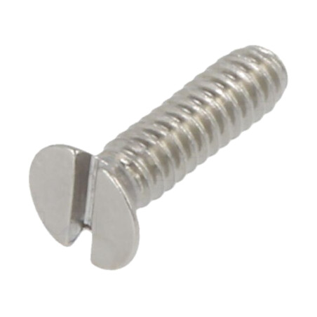 Şurub; M1,6x6; 0,35; Cap: îngropat; crestat; 0,4mm; DIN 963A