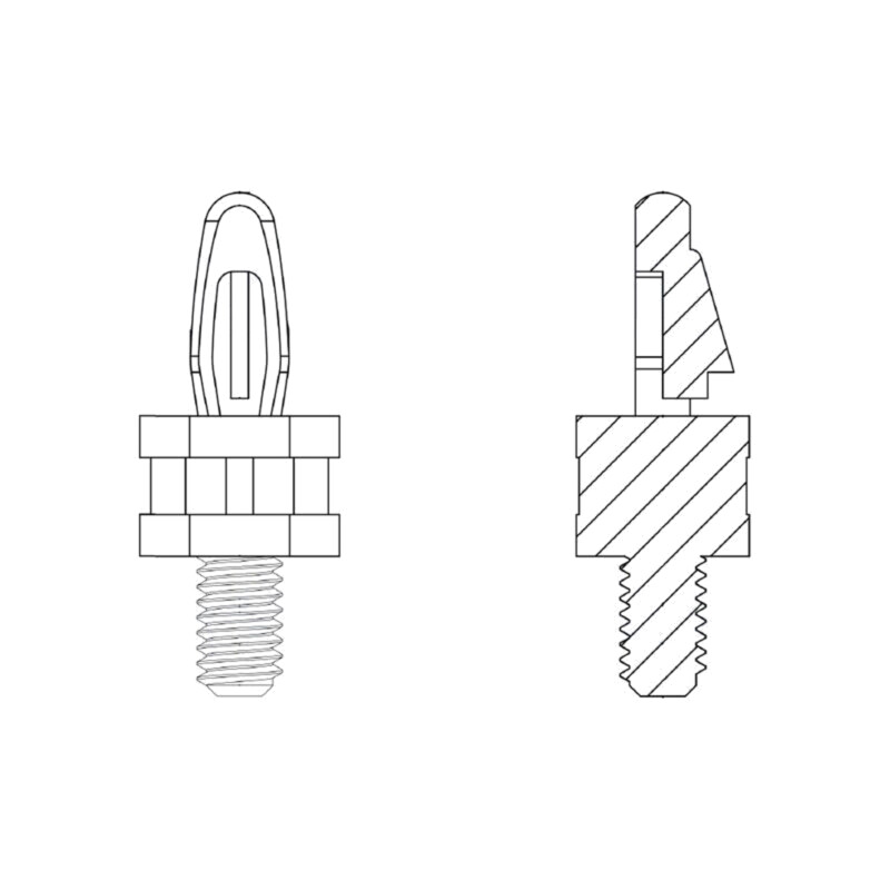 Distanţier PCB; poliamidă 66; Lung: 15,9mm; Diam.orif.mont: 4mm Distanţier PCB; poliamidă 66; Lung: 15,9mm; Diam.orif.mont: 4mm