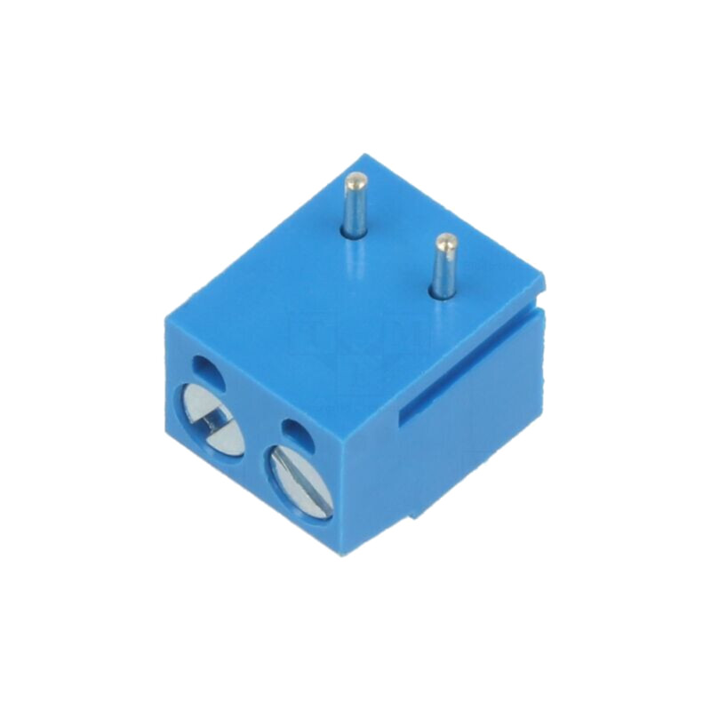 Conector: regletă de conexiuni pt.PCB; Terminal; drept; albastră
