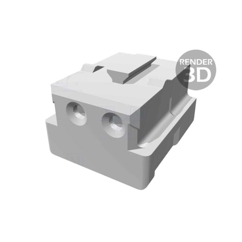 Conector: cablu-placă; mufă; mamă; PIN: 2; CT; pe cablu; 2mm; AMP Conector: cablu-placă; mufă; mamă; PIN: 2; CT; pe cablu; 2mm; AMP