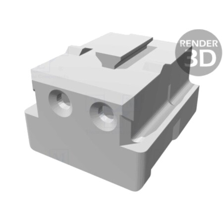 Conector: cablu-placă; mufă; mamă; PIN: 2; CT; pe cablu; 2mm; AMP