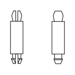 Distanţier PCB; poliamidă; Lung: 3,18mm; Gros.placă mont: 1,57mm