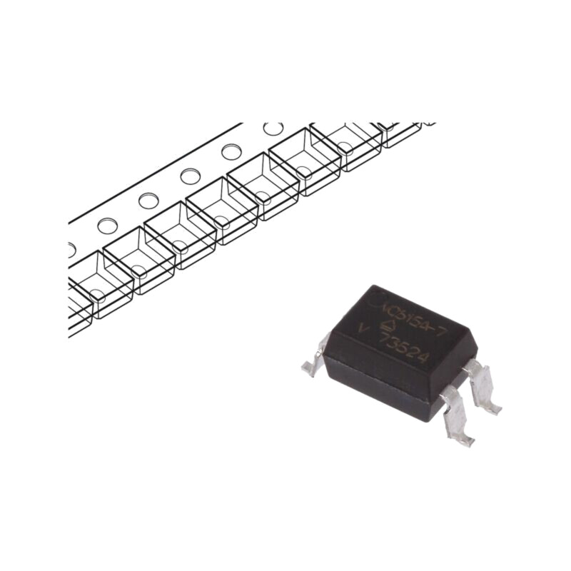 Optocuplor; SMD; Ch: 1; OUT: tranzistori; Uizol: 1,5kV; Uce: 70V