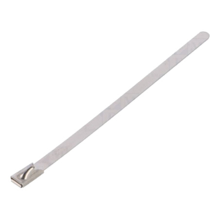 Colier de strângere; L: 100mm; W: 4,6mm; 445N; naturală,oţel