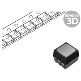 LED; RGB; SMD; 3735,PLCC6; 1,8÷2,4/2,7÷3,6/2,7÷3,6VDC; 110°; 20mA