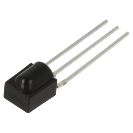 Receptor infraroşu integrat; 38kHz; 2,7÷5,5V; 90°; Dim: 7x6x5,5mm