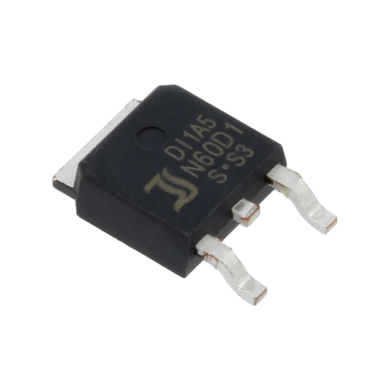 Tranzistor: N-MOSFET; unipolar; 600V; 0,97A; Idm: 6A; 25W