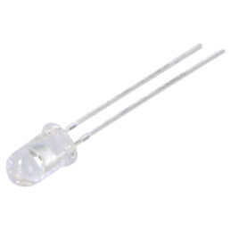 LED; roşie; 5mm; 5800÷7000mcd; 90°; Parte frontală: convex; 182mW
