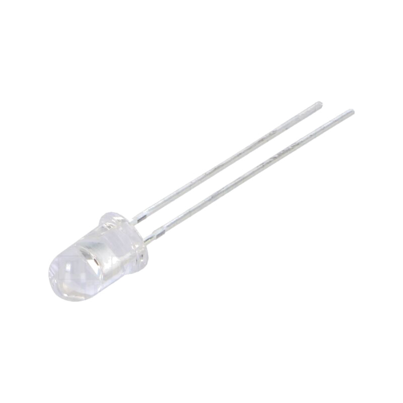 LED; roşie; 5mm; 5800÷7000mcd; 90°; Parte frontală: convex; 182mW
