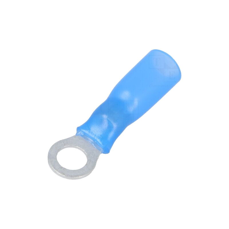 Vârf: inelar; M5; Ø: 5,3mm; 1,5÷2,5mm2; crimpat; pe cablu; albastră Vârf: inelar; M5; Ø: 5,3mm; 1,5÷2,5mm2; crimpat; pe cablu; albastră