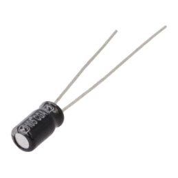 Condensator: electrolitic; THT; 6,8uF; 35VDC; Ø4x7mm; Raster: 1,5mm