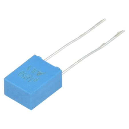 Condensator: cu poliester; 0,1uF; 160VAC; 250VDC; 5mm; ±5%; THT