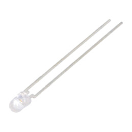 LED; verde; 3mm; 16÷37mcd; 32°; Parte frontală: convex; 2,4÷3VDC