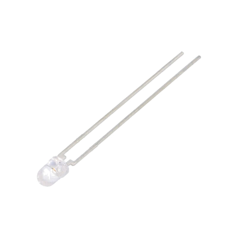 LED; verde; 3mm; 16÷37mcd; 32°; Parte frontală: convex; 2,4÷3VDC