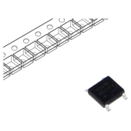 Punte redresoare: monofazat; Urmax: 1kV; If: 2A; Ifsm: 50A; ABS; SMT
