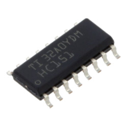 IC: digital; 8 to 1 line,multiplexor,selector de date; SMD; SO16