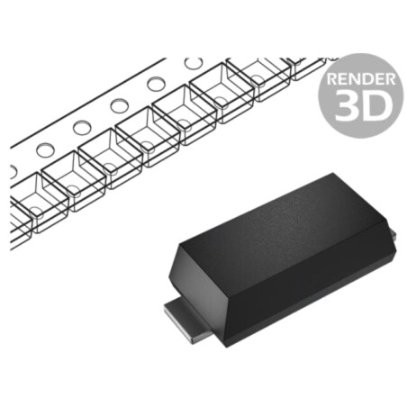 Diodă: redresoare Schottky; CFP5,SOD128; SMD; 60V; 2A; rolă,bandă