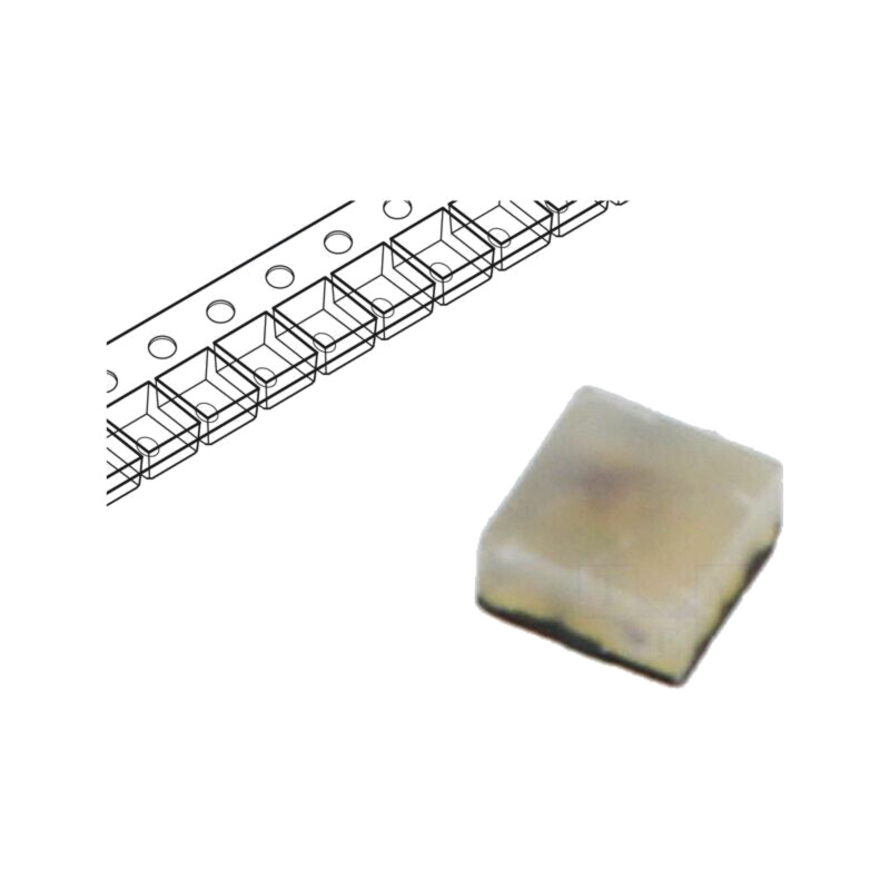Programabilă LED; RGB; SMD; 1212; 4,5÷5,5VDC; 1,2x1,2x0,9mm; 120°