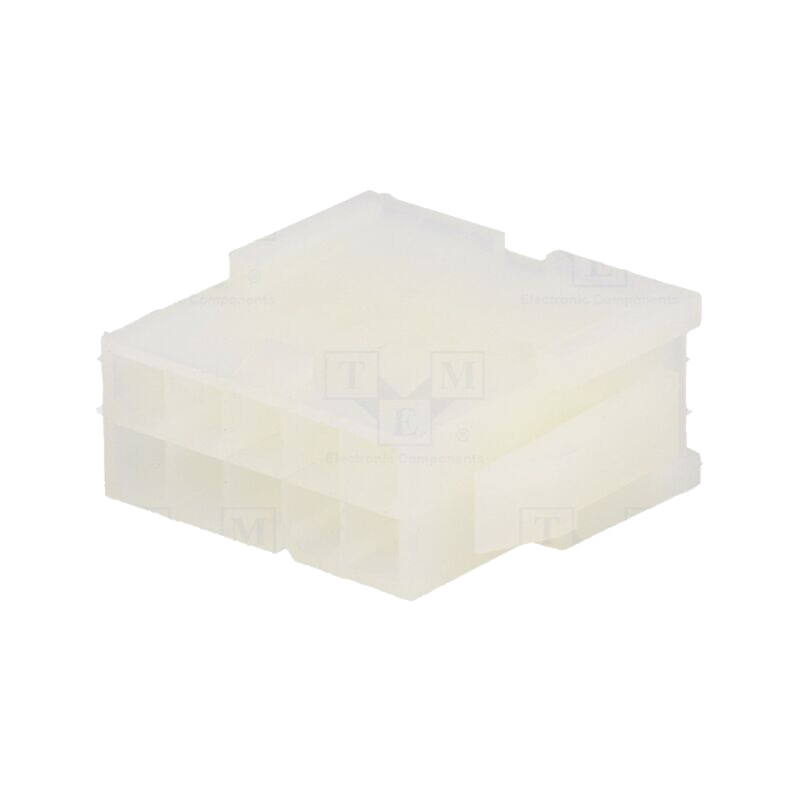 Conector: cablu-cablu; mufă; tată; PIN: 10; N42G; 600V; 4,2mm; 2x5 Conector: cablu-cablu; mufă; tată; PIN: 10; N42G; 600V; 4,2mm; 2x5