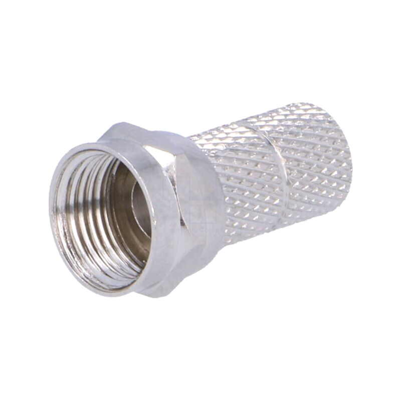 Conector: F; mufă; tată; înşurubată (twist-on); pe cablu; drept Conector: F; mufă; tată; înşurubată (twist-on); pe cablu; drept