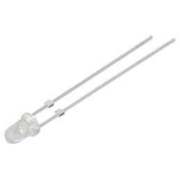 LED; albastru; 3mm; 4200÷5800mcd; 30°; Parte frontală: convex