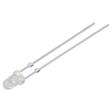 LED; albastru; 3mm; 4200÷5800mcd; 30°; Parte frontală: convex