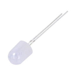 LED; alb rece; 8mm; 1120÷1560mcd; 30°; Parte frontală: convex