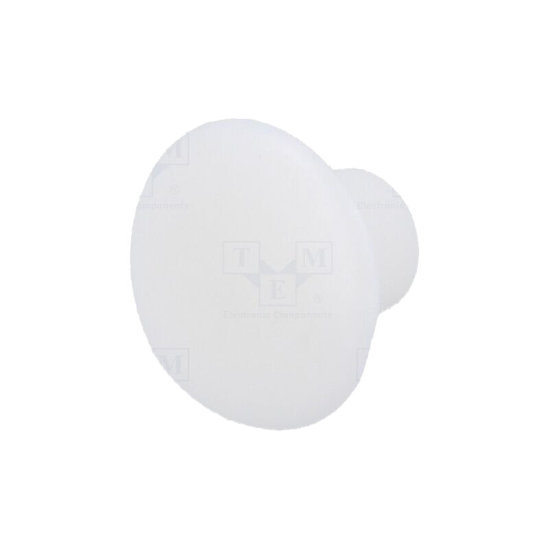 Capac de protecţie; H: 5,2mm; cu împingere; Diam.flanşă: 9mm; albă Capac de protecţie; H: 5,2mm; cu împingere; Diam.flanşă: 9mm; albă