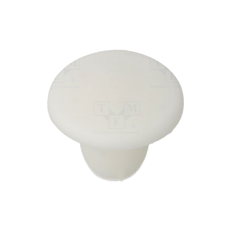 Capac de protecţie; H: 7mm; cu împingere; Diam.flanşă: 11mm; albă