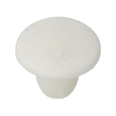 Capac de protecţie; H: 7mm; cu împingere; Diam.flanşă: 11mm; albă