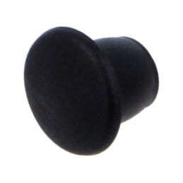 Capac de protecţie; H: 6,5mm; cu împingere; Diam.flanşă: 11mm
