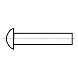 Diblu; cupru; Diam.nit: 4mm; Lung.nit: 6mm; BN 126; DIN 660
