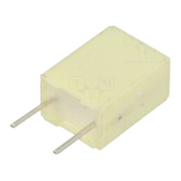 Condensator: cu poliester; 1uF; 40VAC; 63VDC; 5mm; ±10%; 7,2x5x10mm