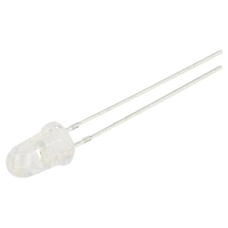LED; portocalie; 5mm; 50000÷60000mcd; 8°; Parte frontală: convex