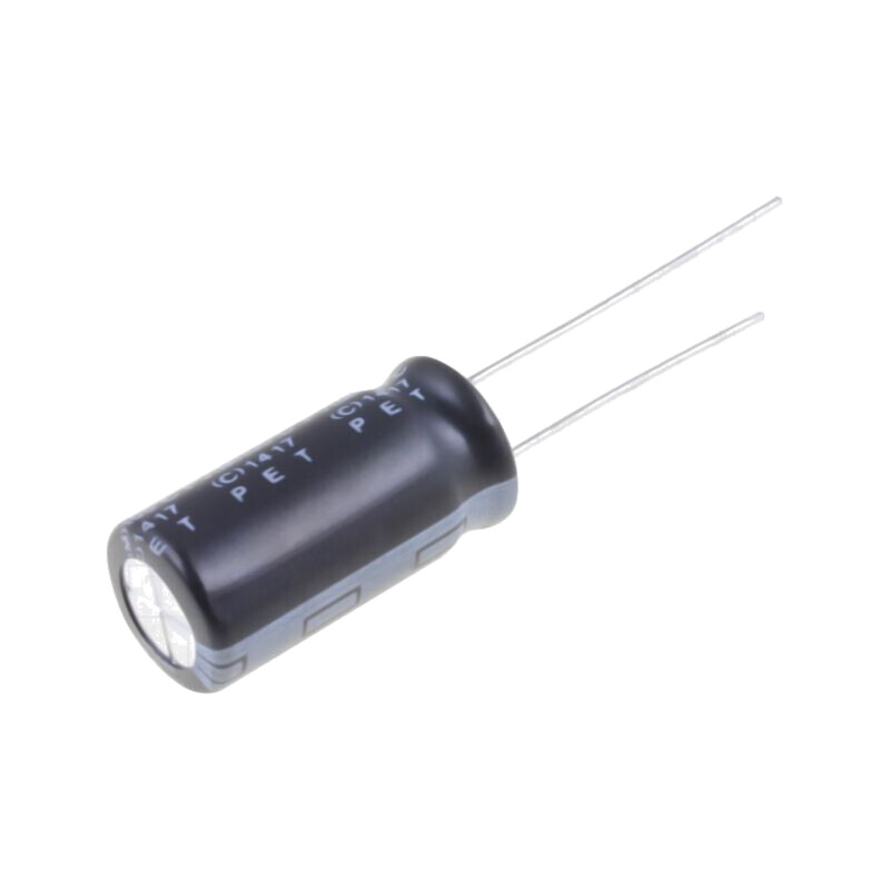 Condensator: electrolitic; THT; 10uF; 400VDC; Ø10x20mm; Raster: 5mm Condensator: electrolitic; THT; 10uF; 400VDC; Ø10x20mm; Raster: 5mm