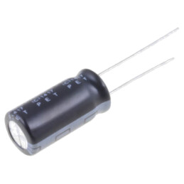 Condensator: electrolitic; THT; 10uF; 400VDC; Ø10x20mm; Raster: 5mm