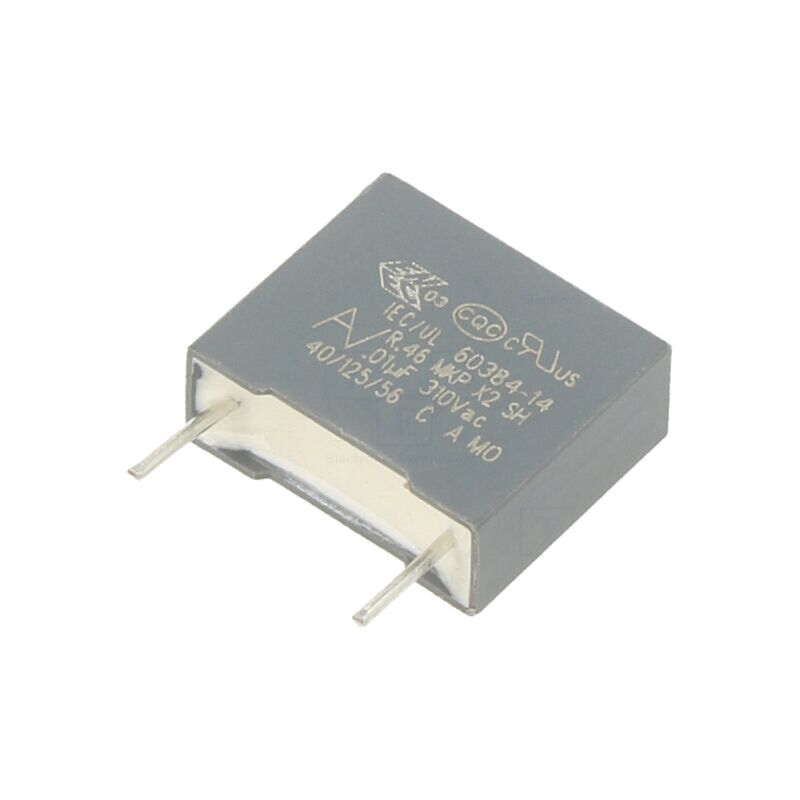 Condensator: cu polipropilenă; X2; R46 310V; 0,01uF; 630VDC; THT Condensator: cu polipropilenă; X2; R46 310V; 0,01uF; 630VDC; THT