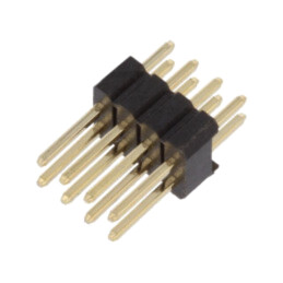 Conector: şiruri pini; şir pini; tată; PIN: 8; drept; THT; 1,27mm