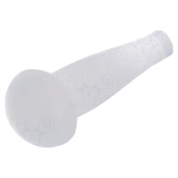Capac de protecţie; H: 3,5mm; cu împingere; Diam.flanşă: 3,5mm